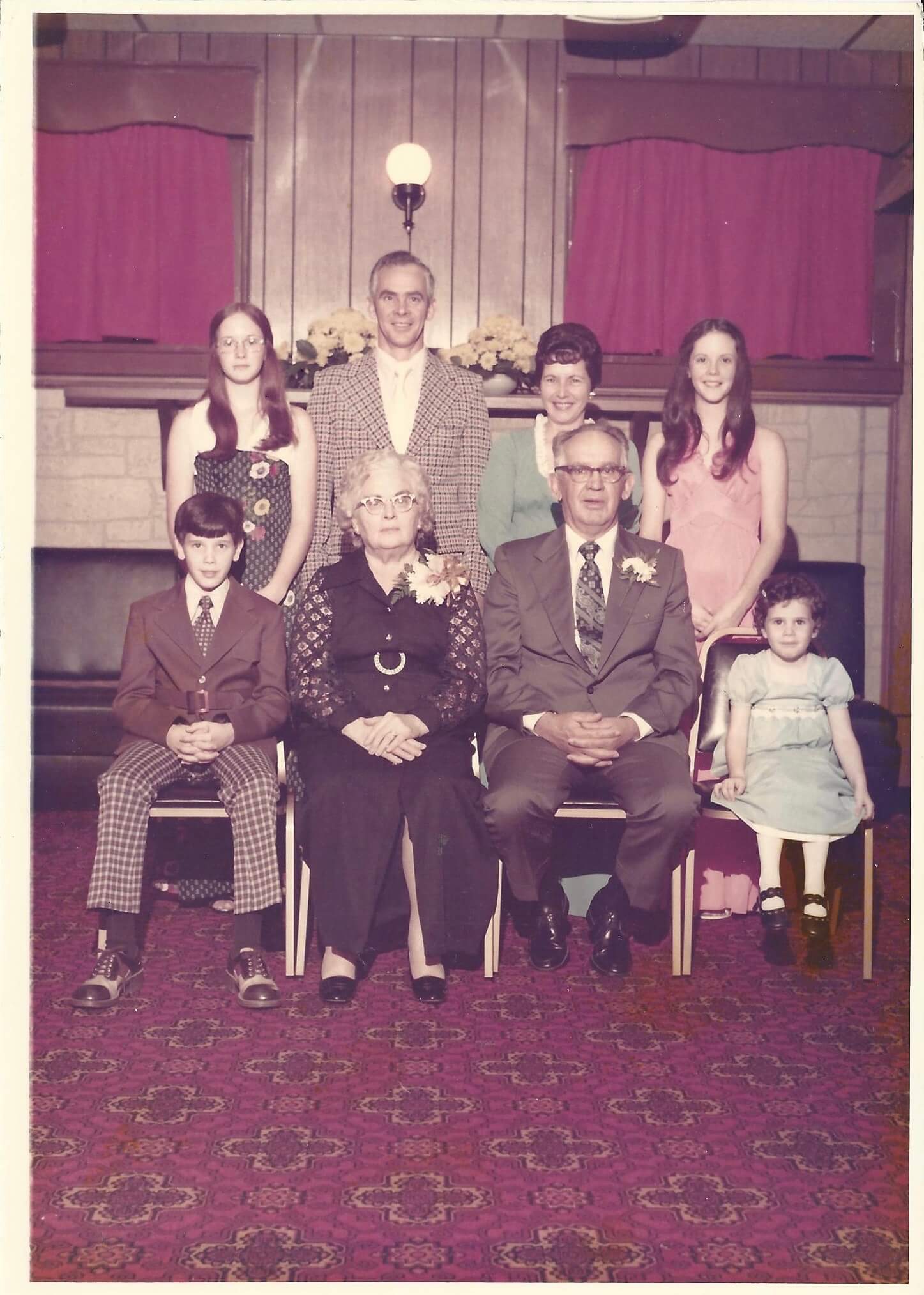 a 1974 American family portrait