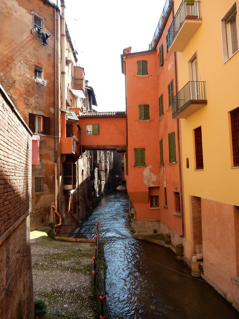 Canal with house - Bologna, Italy