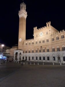 Piazza del Campo at night - Siena, Italy