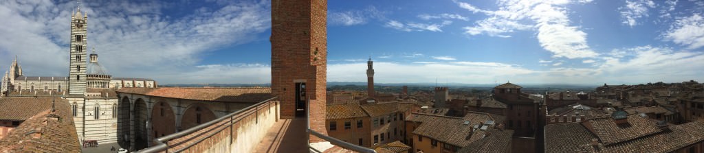 Looking over Siena