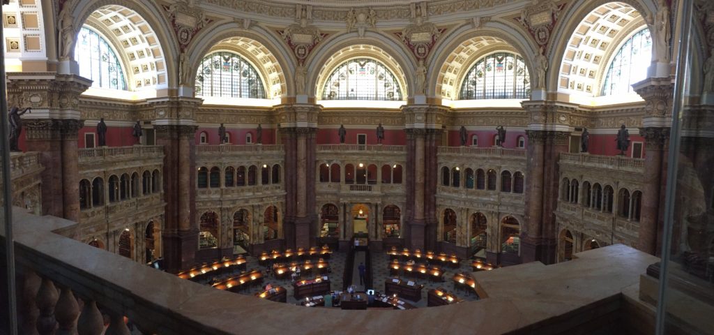 Main Reading Room of Library of Congress