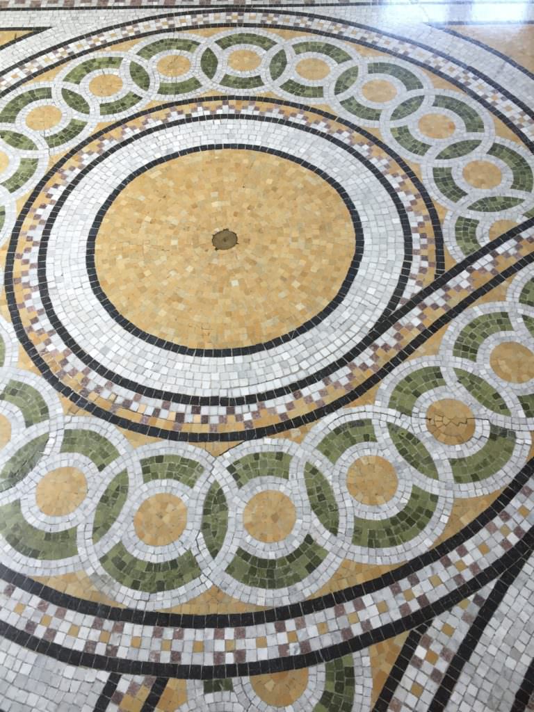 Elaborate Mosaic Floor within the Library of Congress