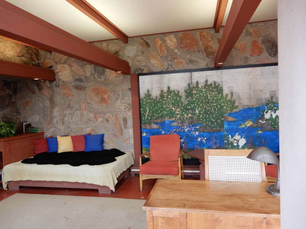 Mrs Wright's room, Taliesin West, Arizona