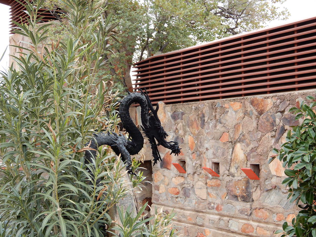 Dragon at Frank Lloyd Wright's Taliesin West, Arizona