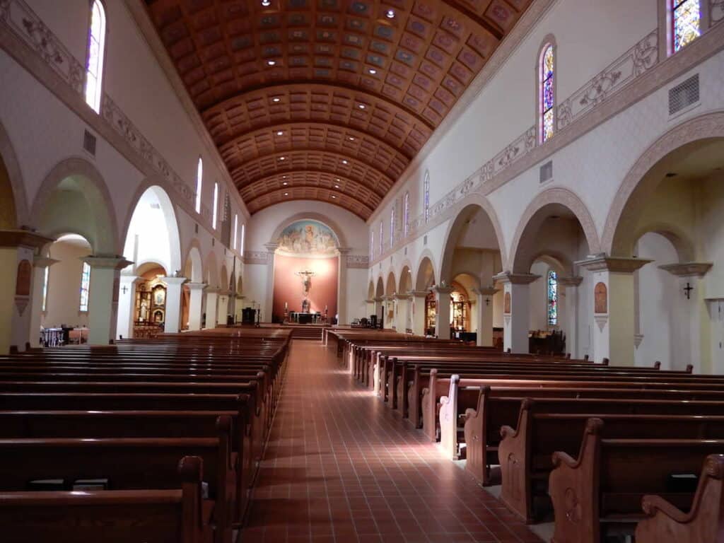 St Augustine, Church interior, Arizona