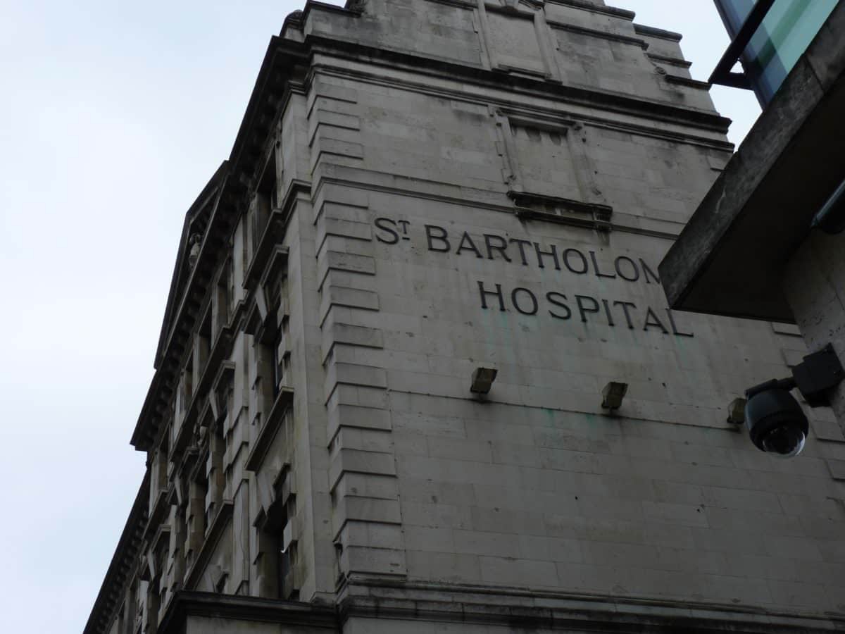 St Bartholomew Hospital, England