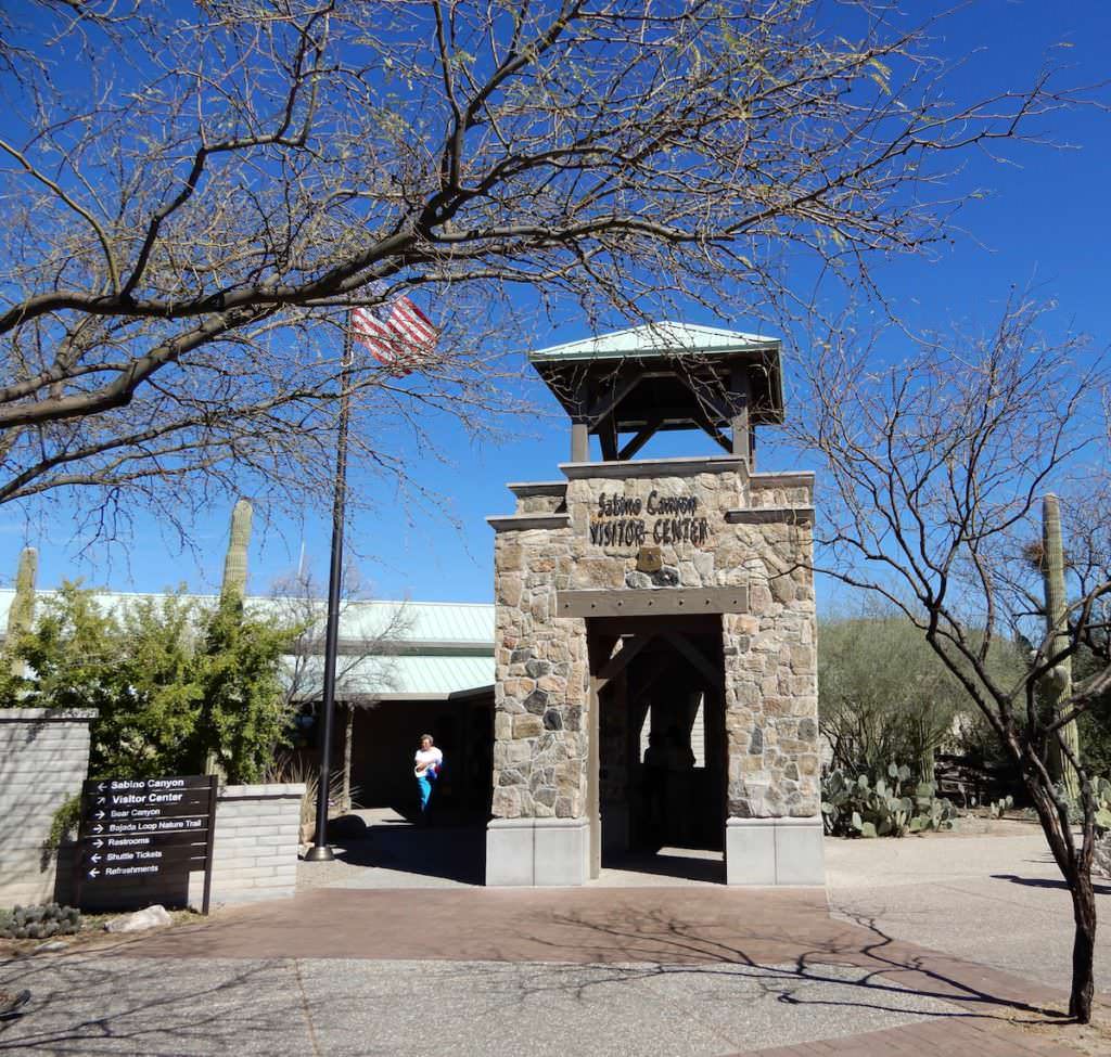 Stone Welcome Center at Sabino Canyon, Arizona